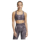Adidas Γυναικείο μπουστάκι Powerimpact Medium-Support 3-Stripes Bra